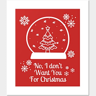 Christmas Sarcastic Tshirt Posters and Art